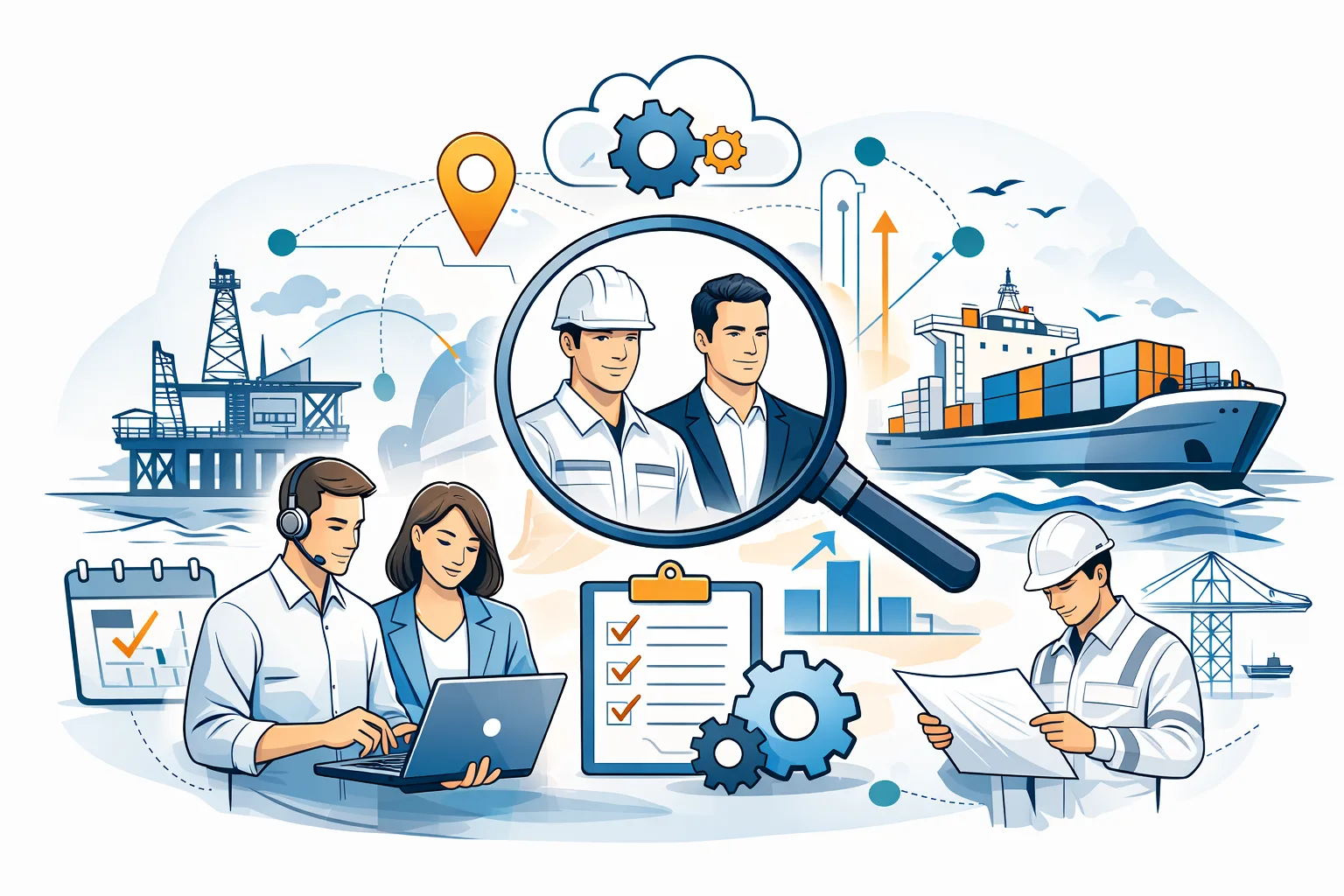 Dedicated Business Support — platform support for marine projects